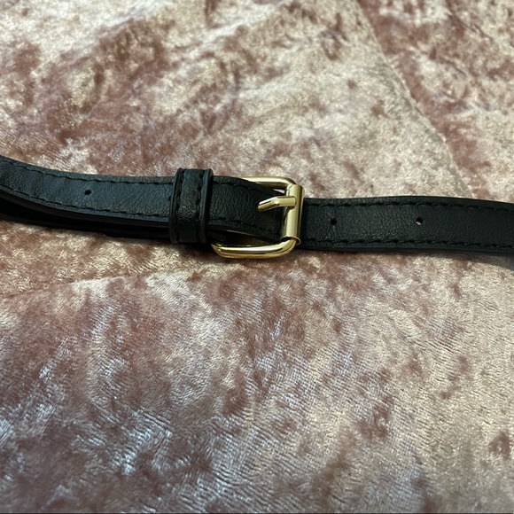 JustFab LEATHER CLUTCH PURSE WITH LONG STRAP - Picture 3 of 11